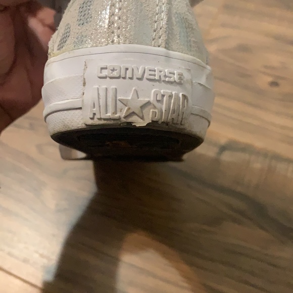 COPY - All Star Converse | White and Silver Converse uppers | animal print | si… - Picture 3 of 5